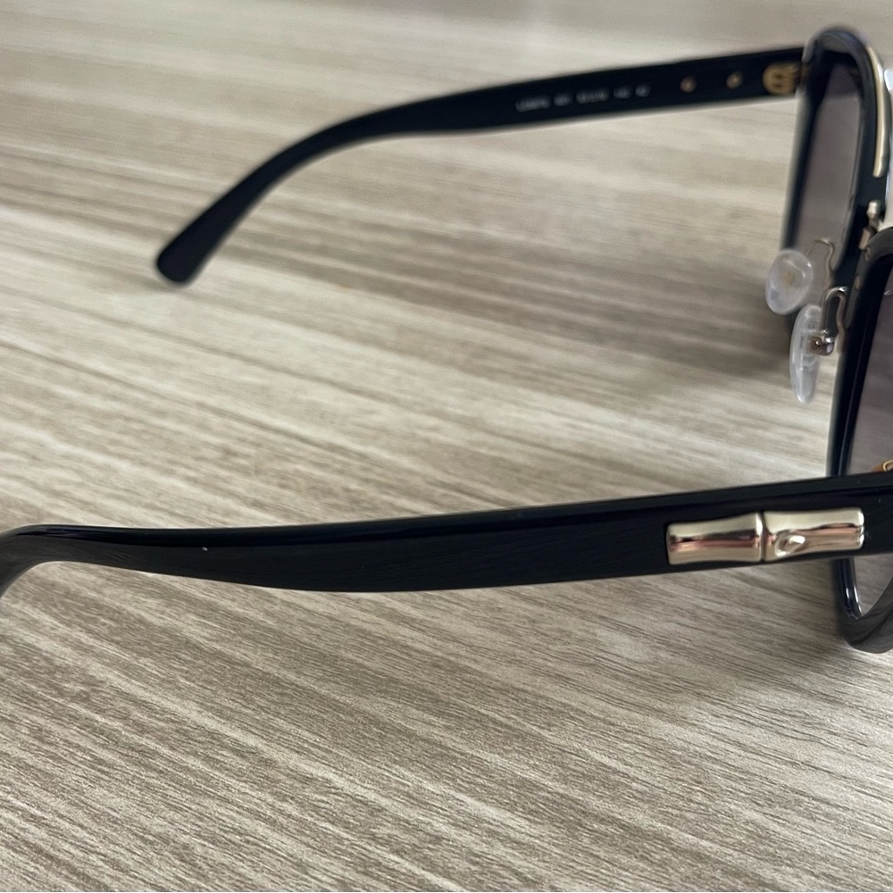 Longchamp Black 53mm Gradient Rectangle Sunglasses - image 4